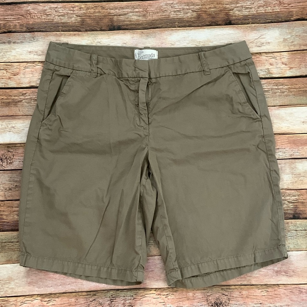 Olive Green Women's Casual Shorts
